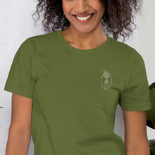 Load image into Gallery viewer, Premium Short Sleeve Tee - Embroidered Logo
