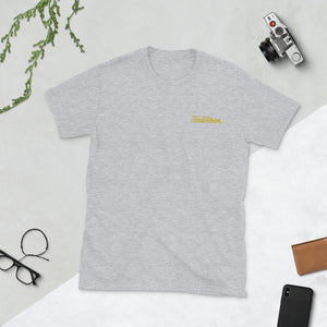 SoftStyle Short Sleeve Tee - Embroidered Script